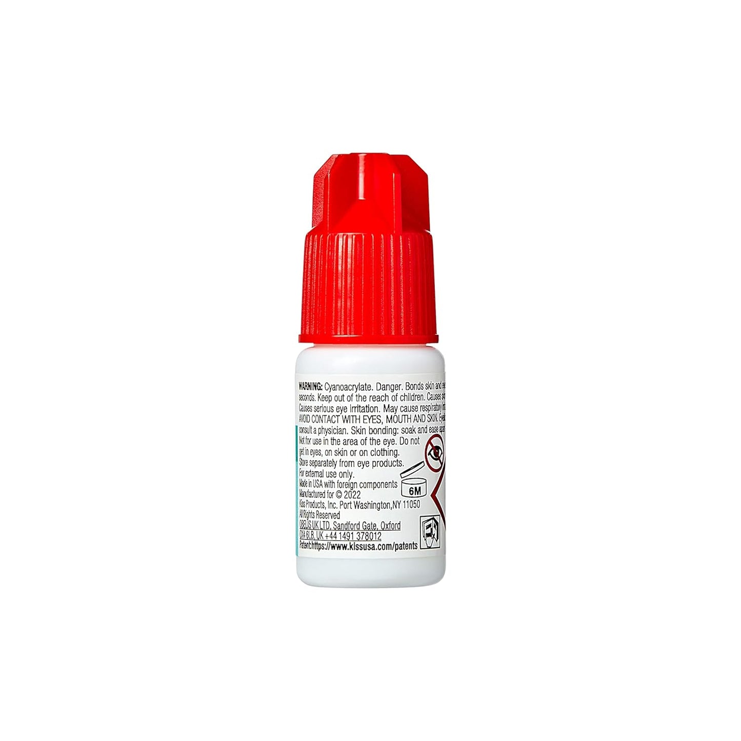 KISS PowerFlex Maximum Speed Nail Glue for Press On Nails, Super Strength Flex Formula Nail Adhesive, Includes One Bottle 3g (0.10 oz.) with Twist-Off Cap & Nozzle Tip Squeeze Applicator