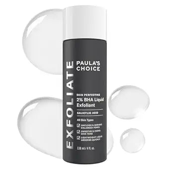 Paula's Choice SKIN PERFECTING 2% BHA Liquid Exfoliant Polish, Salicylic Acid Facial Exfoliator Polish for Enlarged Pores, Wrinkles & Fine Lines, Suitable for Blackhead-Prone Skin, Fragrance-Free