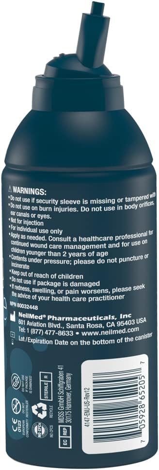 NeilMed NeilCleanse Piercing Aftercare, Fine Mist, 6.3 Fluid Ounce