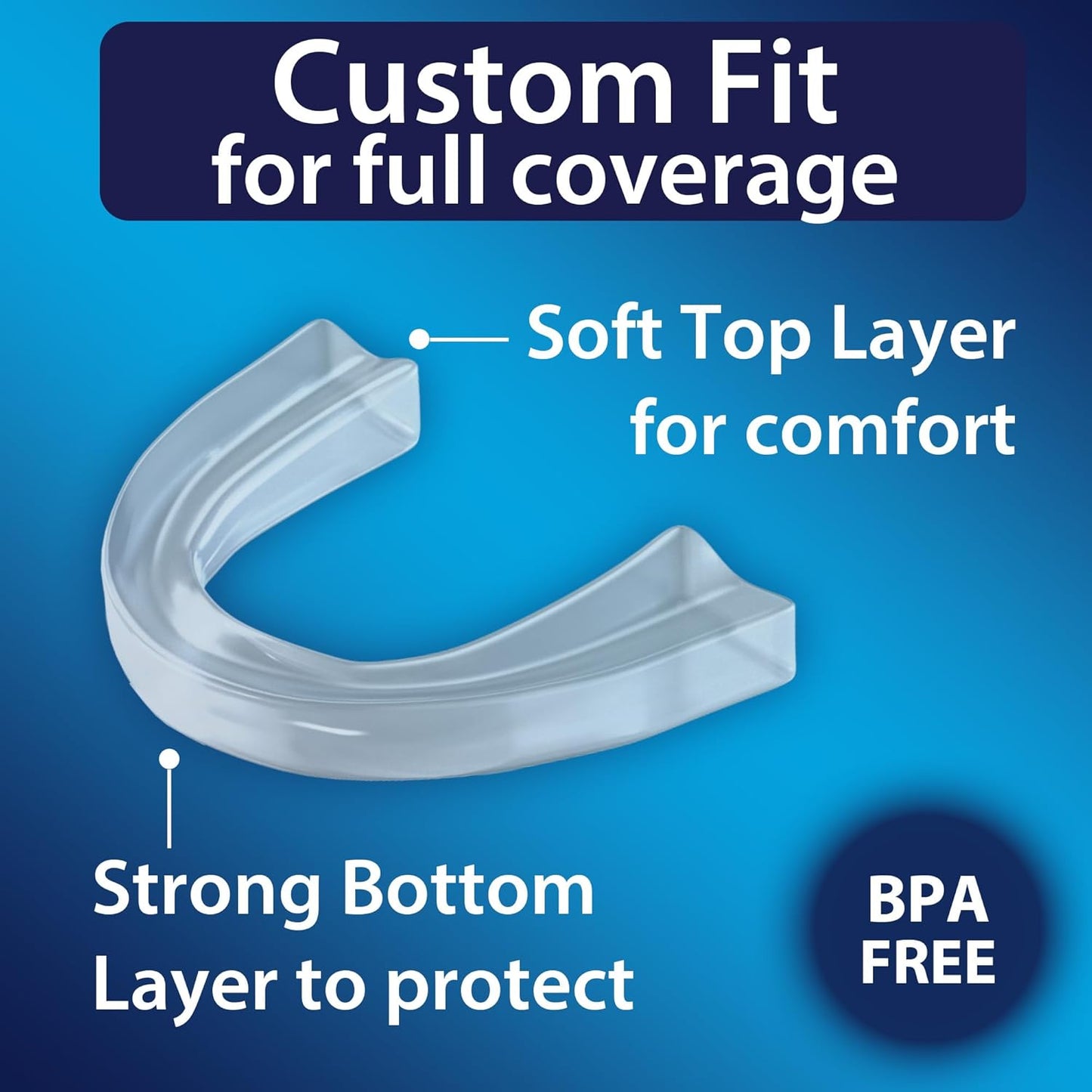 DenTek Mouth Guard for Nighttime Teeth Grinding, Professional-Fit Dental Guard, 1 Count