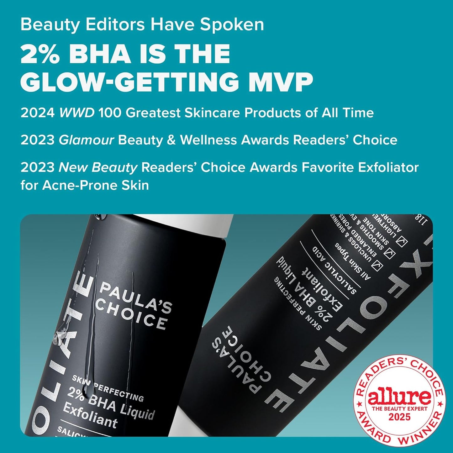 Paula's Choice SKIN PERFECTING 2% BHA Liquid Exfoliant Polish, Salicylic Acid Facial Exfoliator Polish for Enlarged Pores, Wrinkles & Fine Lines, Suitable for Blackhead-Prone Skin, Fragrance-Free