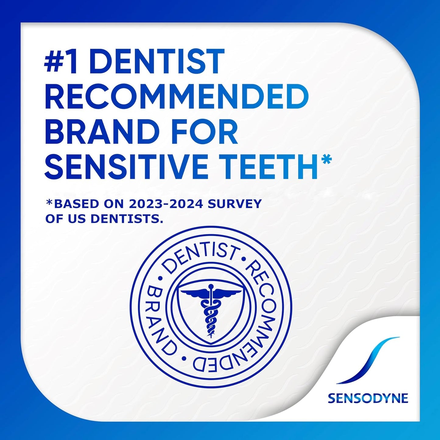Sensodyne Repair and Protect Whitening Toothpaste, Toothpaste for Sensitive Teeth and Cavity Prevention, 3.4 oz (Pack of 2)