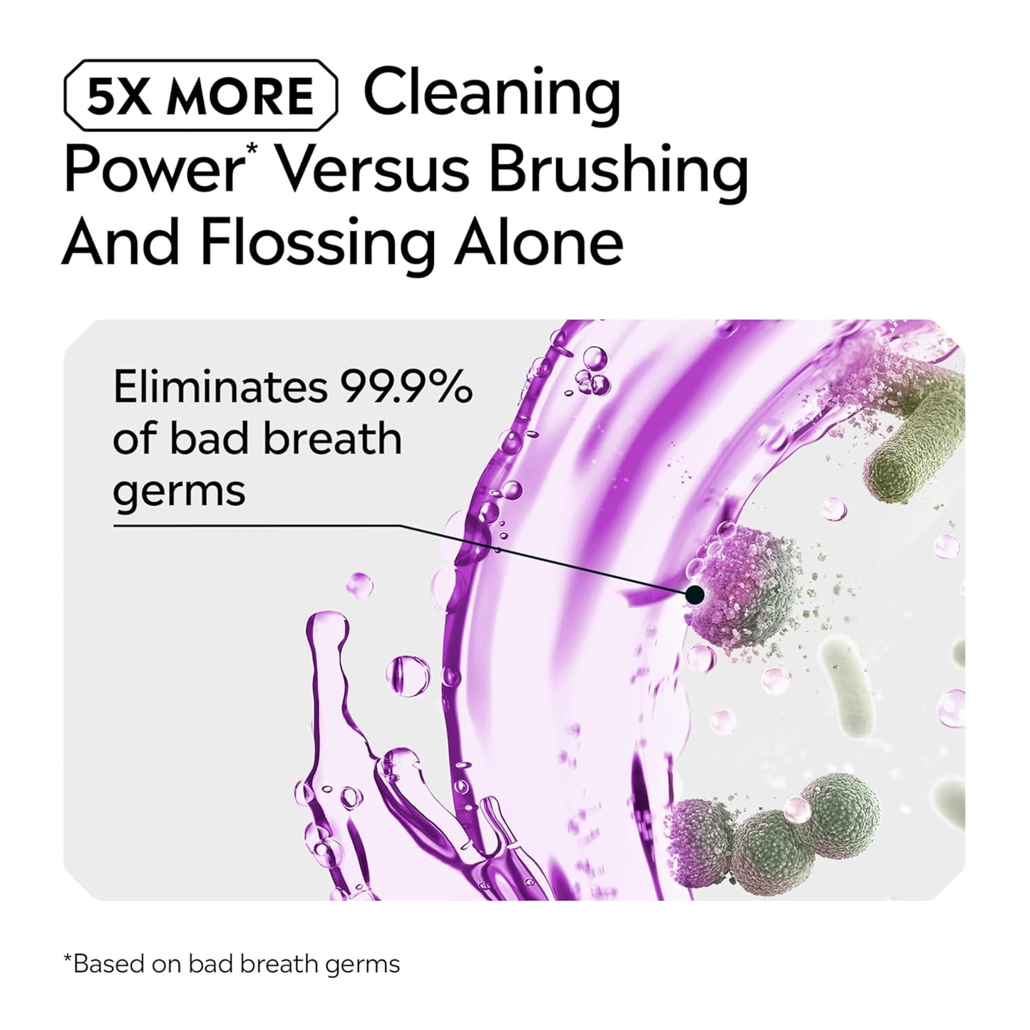 Listerine Total Care Anticavity Fluoride Mouthwash, 6-in-1 Rinse Helps Kill 99% of Bad Breath Germs, Prevents Cavities, Strengthens Teeth, Bad Breath Treatment for Adults, Fresh Mint, Twin Pack, 2x1 L